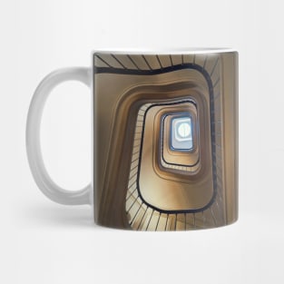 Abstract stairwell Mug